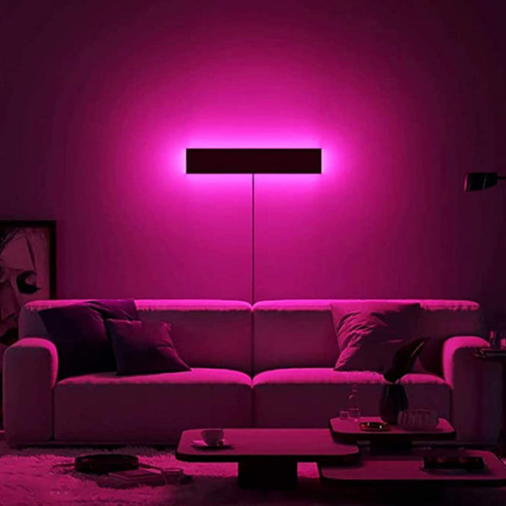 Modern RGB LED Wall lamp Decoration Colorful Bedroom Bedside Wall lights with Remote Control