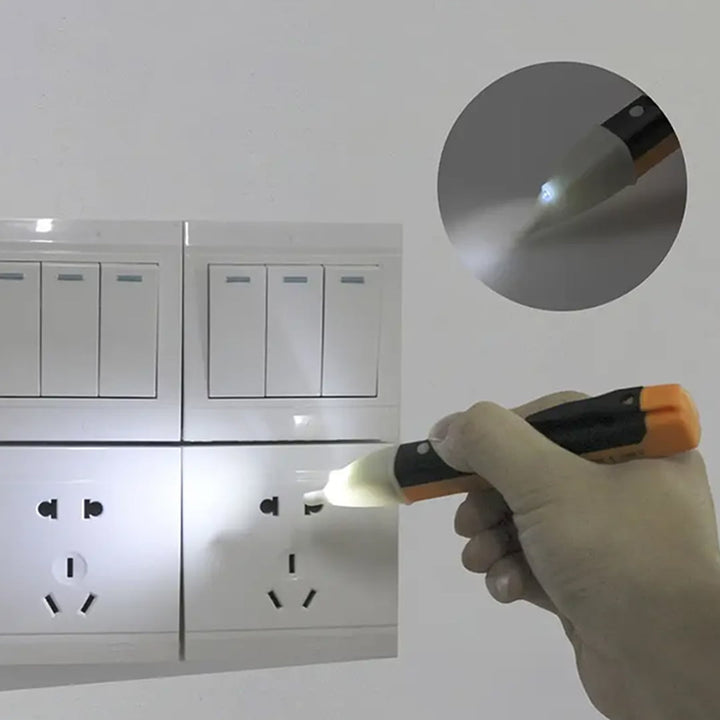 Non-contact Electricity Tester Pen with LED Light and Alert to Detect Electricity in Wires and Cables