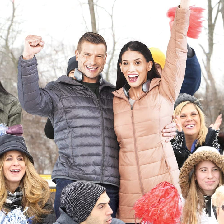 Wearable Wireless Neck Heater 4 Heat Levels Rechargeable Lightweight and Comfortable