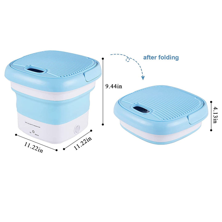 Mini Foldable Automatic Washing Machine for Travel and Trips