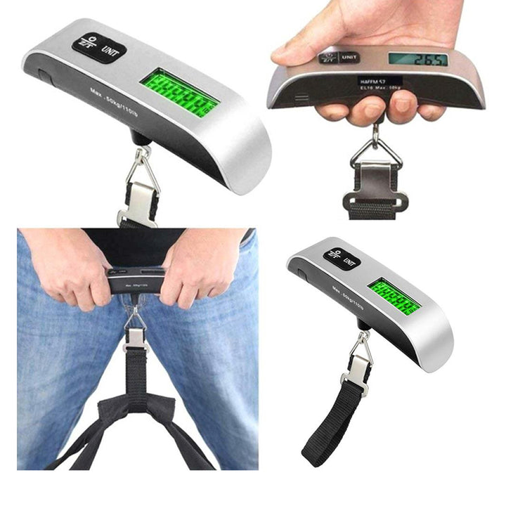 Portable Hanging Scale 50kg LCD Digital Display Electronic Fishing Luggage Scale