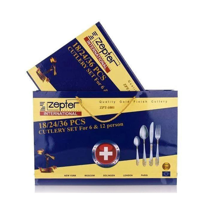 ZEPTER 24 Pieces Cutlery Set Stainless Steel 