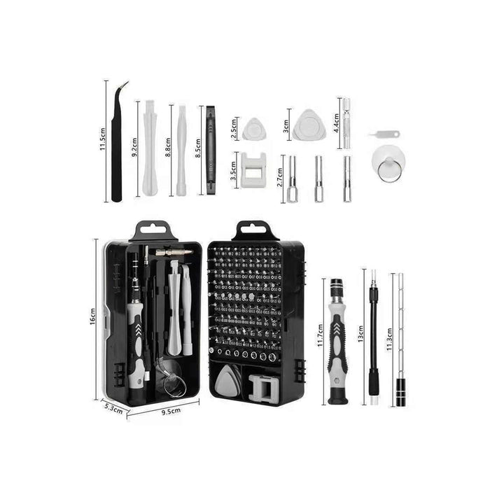 119-Piece Screwdriver Set for Maintenance with Shockproof Storage Box