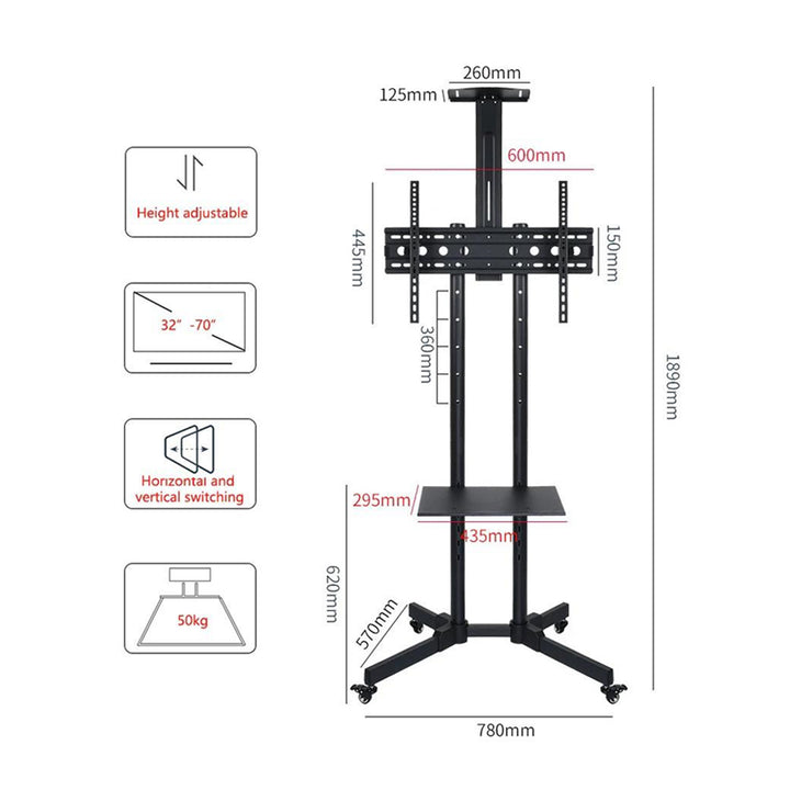 Mobile TV stand