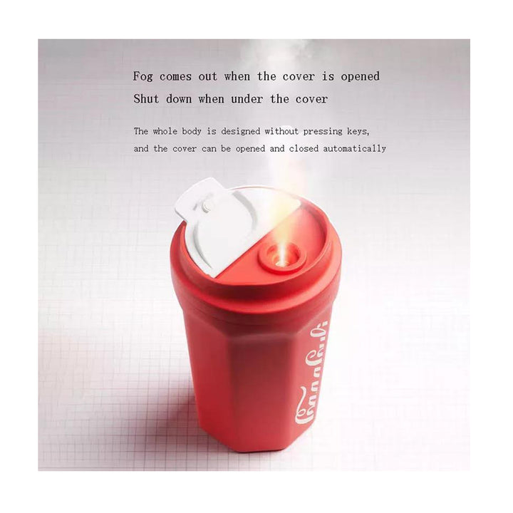 Coca-Cola Cup Humidifier with a Capacity of 400 ml with a night light 