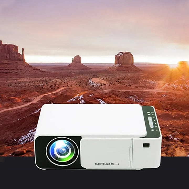 Borrego T5 Wi-Fi 1080P Projector and Speakers with 5 Connection Ports