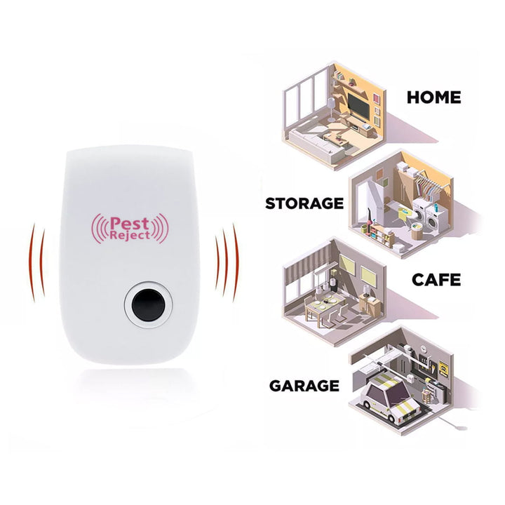 Ultrasonic Pest Repeller is Safe and Effective in Repelling All Pests with Large Area Coverage