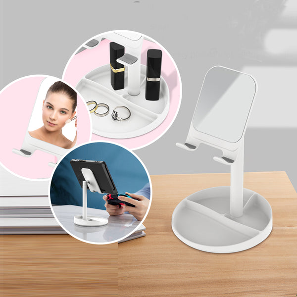 WIWU ZM201 Mirror Phone Desktop Stand Tablet Bracket (Suitable for phones less than 12.9 inches) 