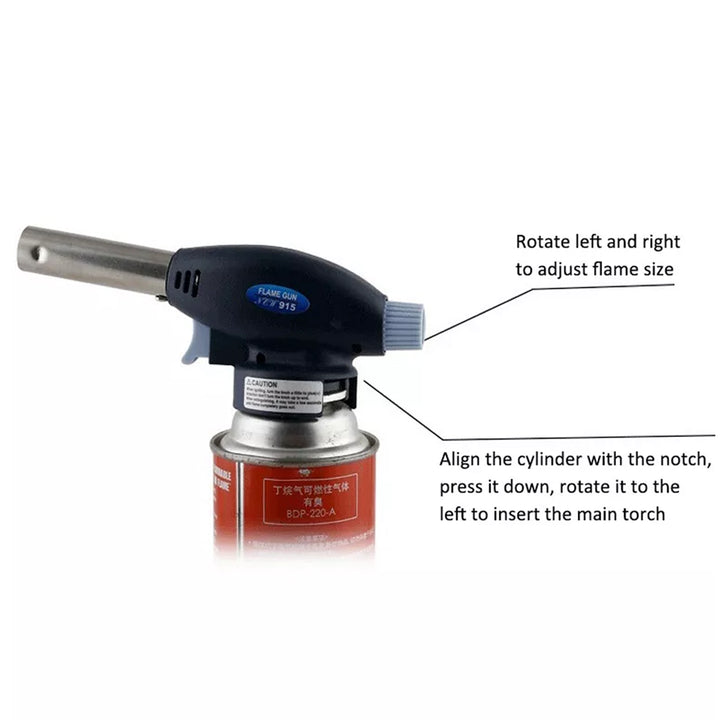 Kitchen Multipurpose Gas Lighter With Adjustable Flame And Waterproof And Moisture Proof  