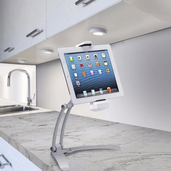 Kitchen Universal Tablet Holder Wall Mount Stand