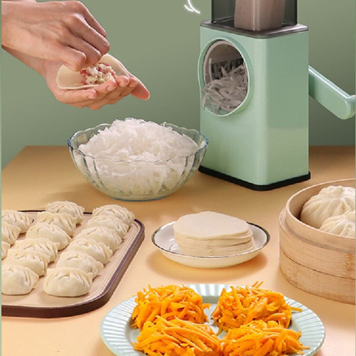 Multifunctional Stainless Steel Manual Vegetable Slicer 3-in-1