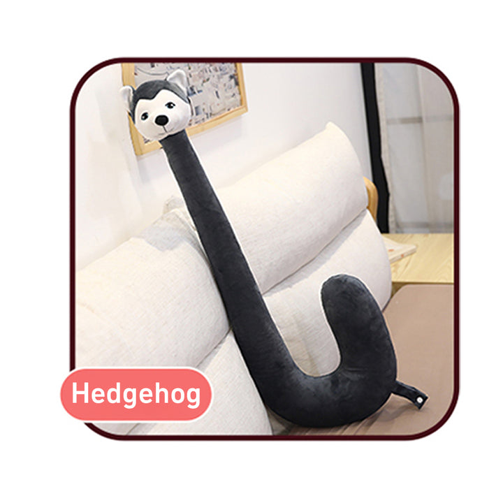 U-shaped Cartoon Animal Pillow Mobile Phone Holder Neck Hanging Adjustable Lazy Bracket