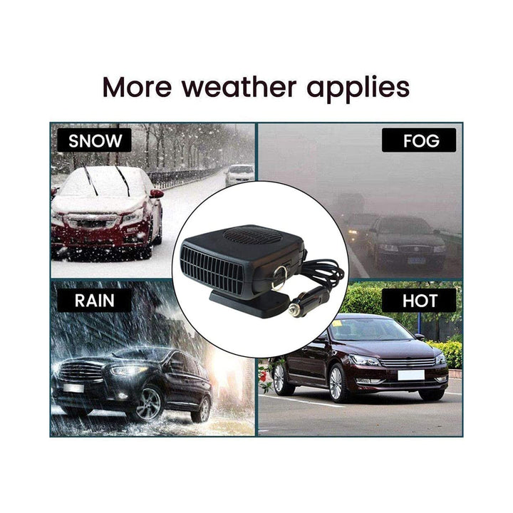 12V Car Heater Defogging and Defrosting Noiseless Electric Heater