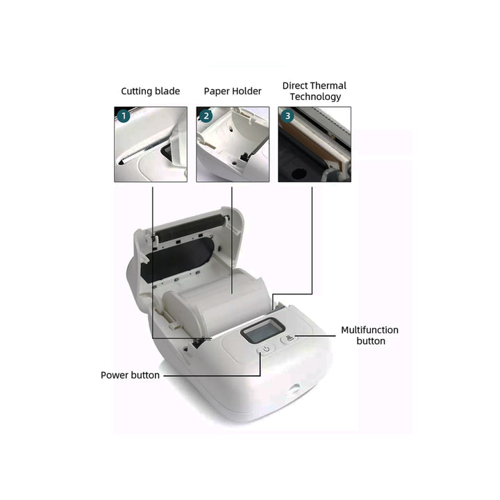 Label Printer- Portable Mini Bluetooth Thermal Label Maker