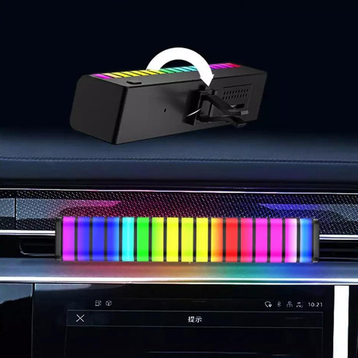 Car Diffuser With RGB LED Musical Lighting Matching Acoustic Rhythm with 10 Light Modes