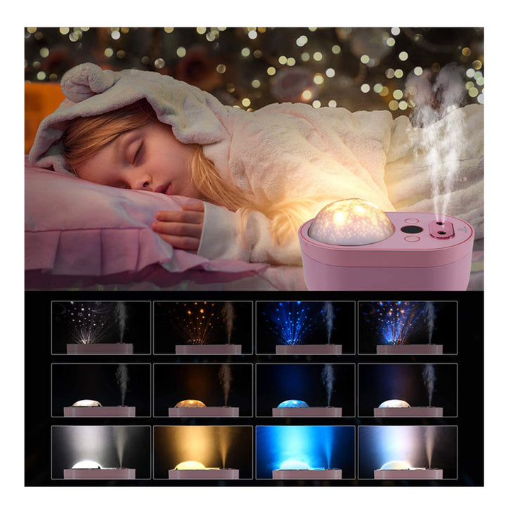 3-in-1 Multi-Purpose Humidifier with Night Light and 360-Degree Digital Display