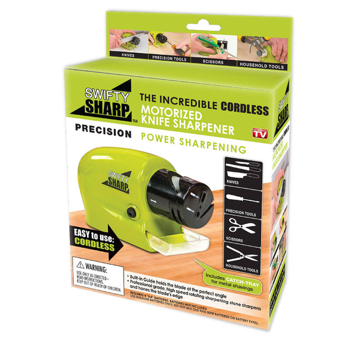 Swifty Sharp Cordless Motorized Knife Blade Sharpener