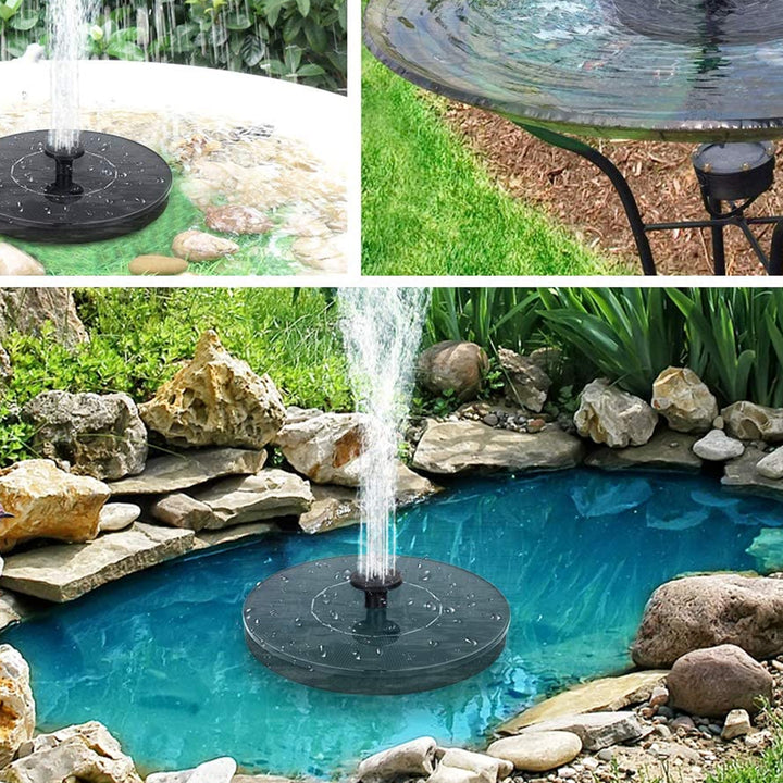 Free Standing Floating Solar Fountain Solar Powered Water Fountain Pump  