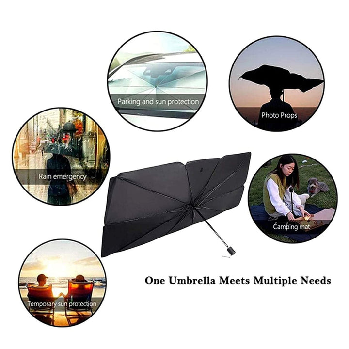 Anti-UV Windproof Car Sunshade Foldable Anti-falling