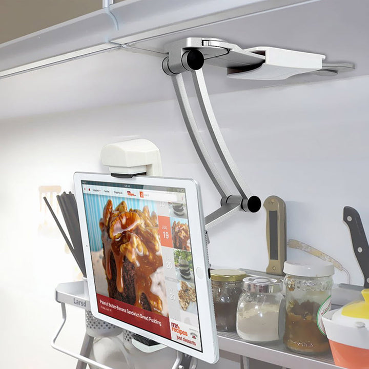 Kitchen Universal Tablet Holder Wall Mount Stand