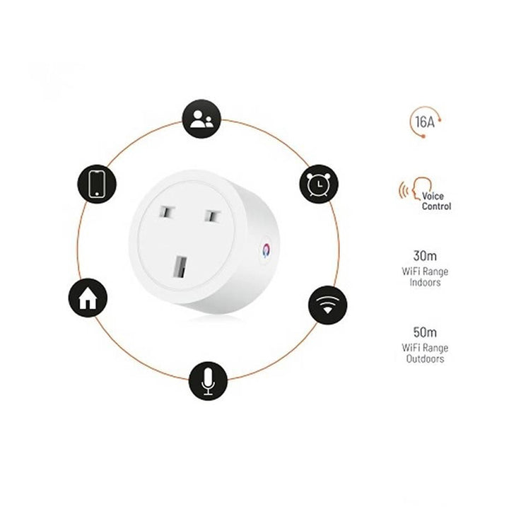 Porodo Smart Plug to Control All Home Appliances Through Phone With Voice Control