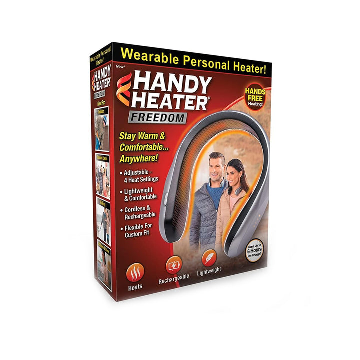 Wearable Wireless Neck Heater 4 Heat Levels Rechargeable Lightweight and Comfortable