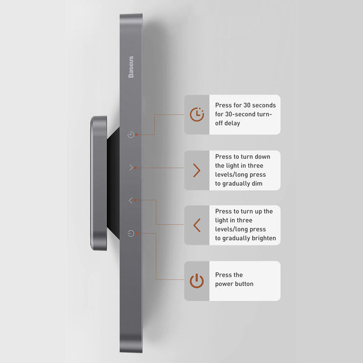 Baseus Magnetic Stepless Dimming Charging Desk Lamp Pro