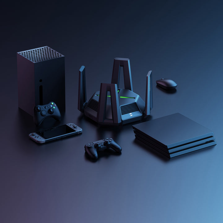 Xiaomi Mi Router AX9000 Built for Gamers, Tri-Band Wi-Fi 6