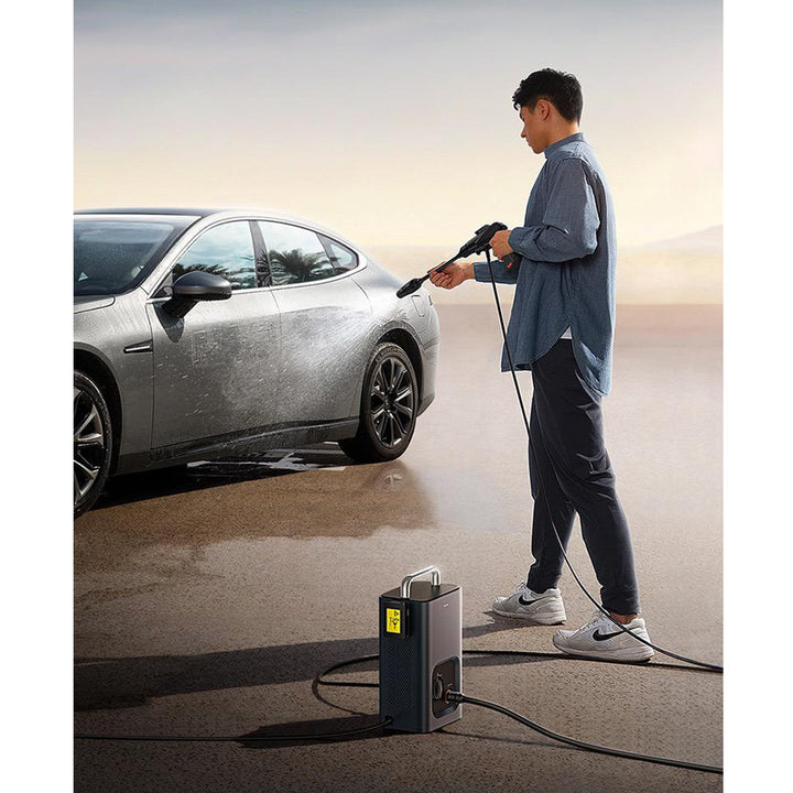 Baseus F0 Exclusive Car Pressure Washer / Portable Design - Real Powerful - Fast Self-Priming 