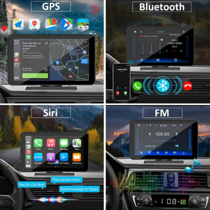 Apple Carplay and Android Auto Car Stereo