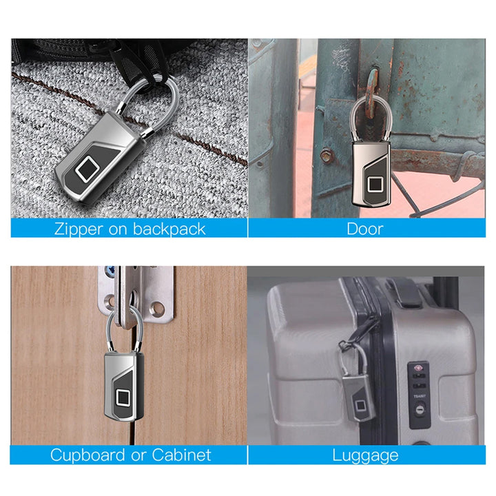 Smart Waterproof Fingerprint Lock fingerprint memory capacity up to 10 sets