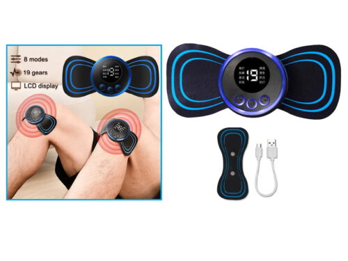 Electric Massager for Neck and Shoulder Pain Relief, 8 Massage Modes, LCD Screen