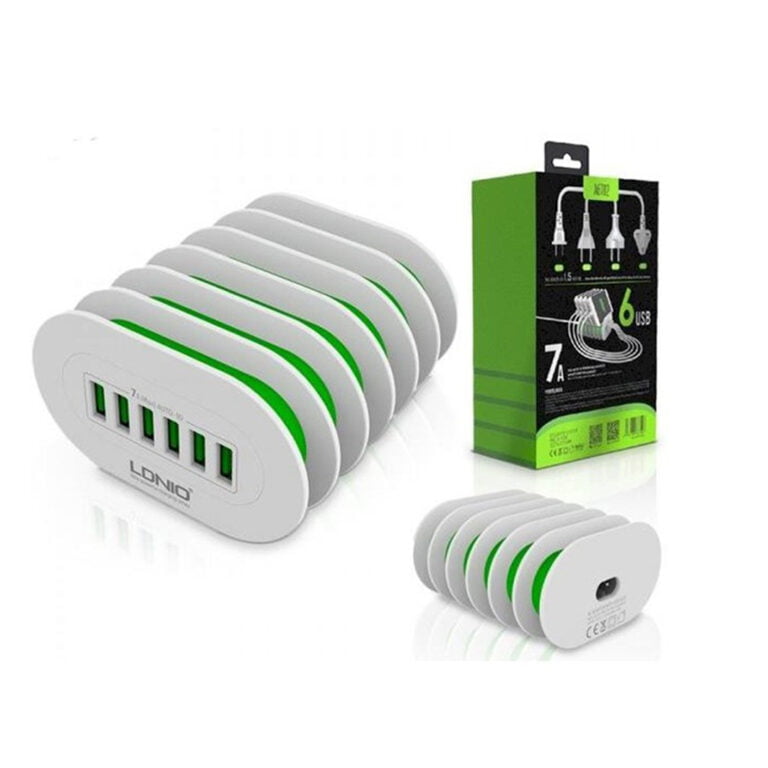LDNIO A6702, USB Desktop Charger With 6 port USB