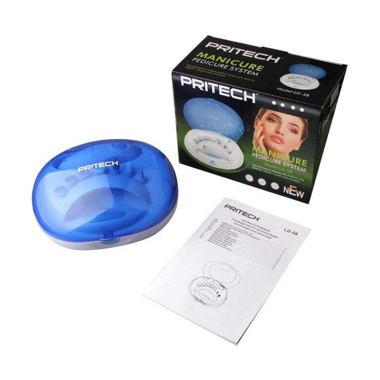 Pritech 7 in 1 Electric Nail Art Drill Set Manicure Pedicure System Set Nail Tools Nail Polish Tool