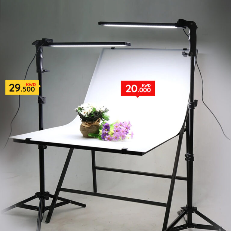 LED photographic studio kit + Photography Photo Studio Folding 60x100cm Shooting Table