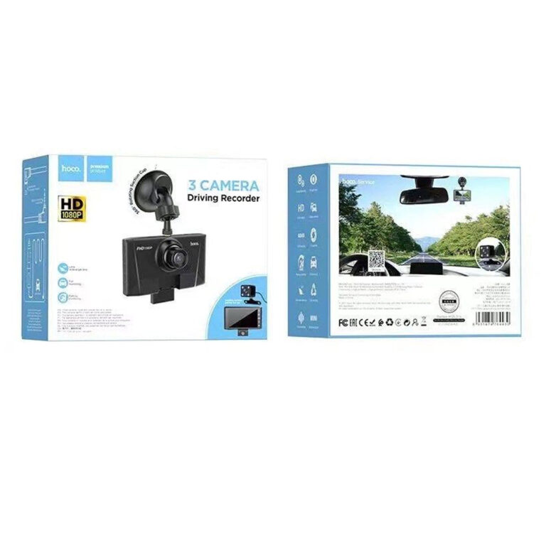 Hoco DI17 Triple-Camera Driving Recorder (Dash Cam)