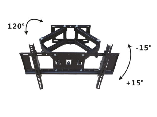 EZ-3280MT Monitor Wall Mount Bracket with Swivel Articulating Arms for 32" - 80" Screens