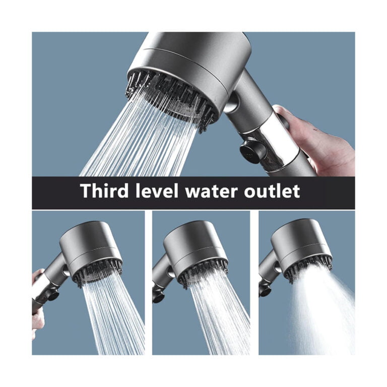 Multi-Purpose Shower Head with 4 Adjustment Modes With Built-in Filter