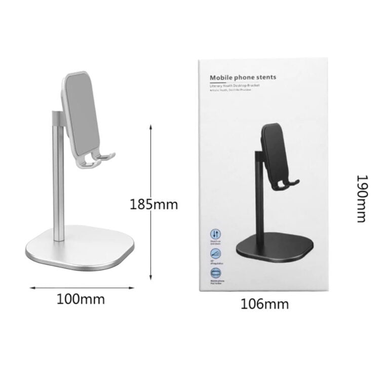Mobile phone stents standard version Universal Desk Mobile Phone/Tablet Desktop Holder Stand (White)
