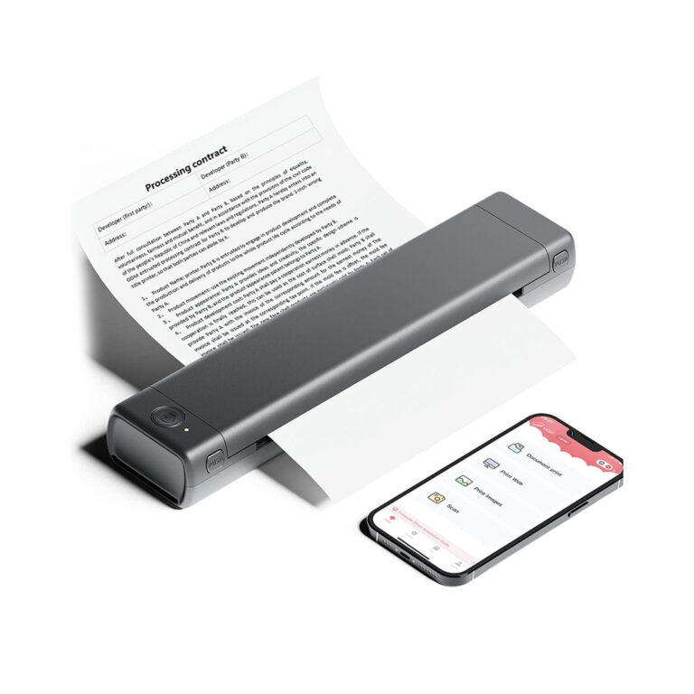 Phomemo M08F Portable Bluetooth Wireless No-Ink Travel Printer