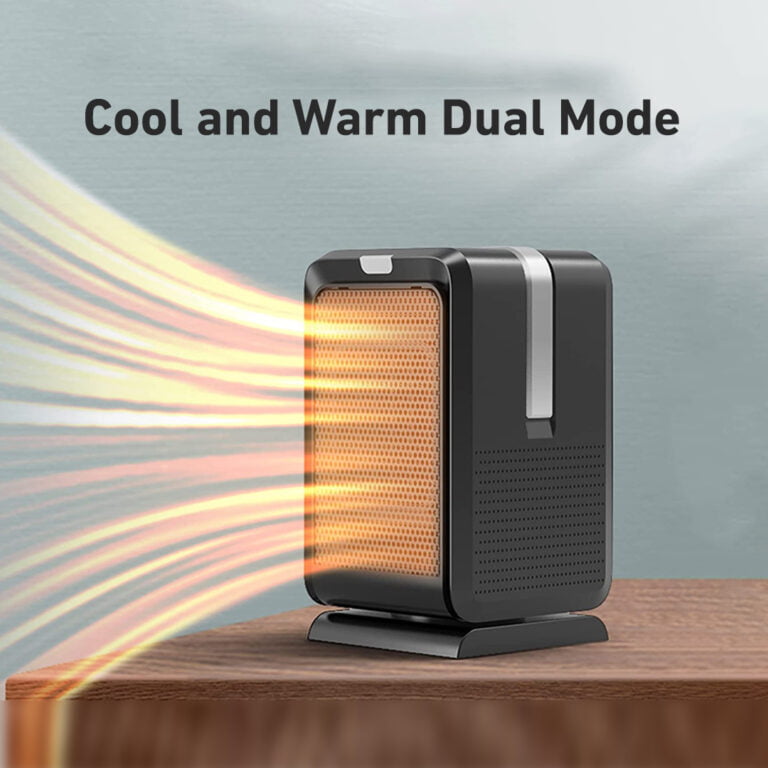 Portable Mini Fast Heating Silent Electric Air Heater with Remote Control