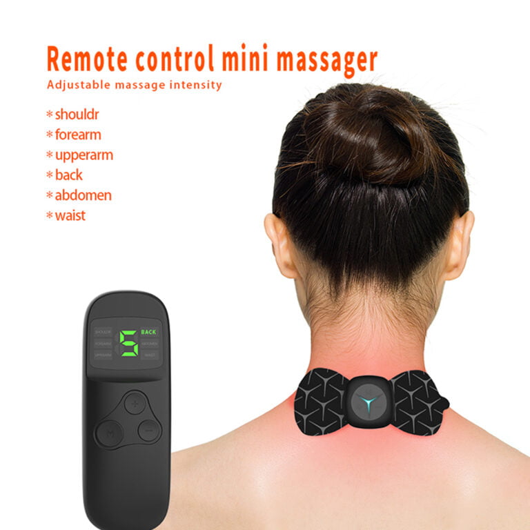 Multi-Functional Portable Massager for the Back and Neck with EMS Technology