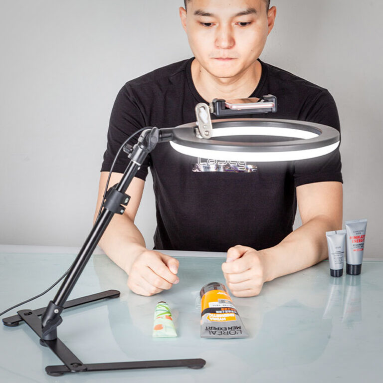 Shooting Light Selfie Ring Light Teaching Class Light Product Demo Live Cooking Teaching Phone Stander Led Ring