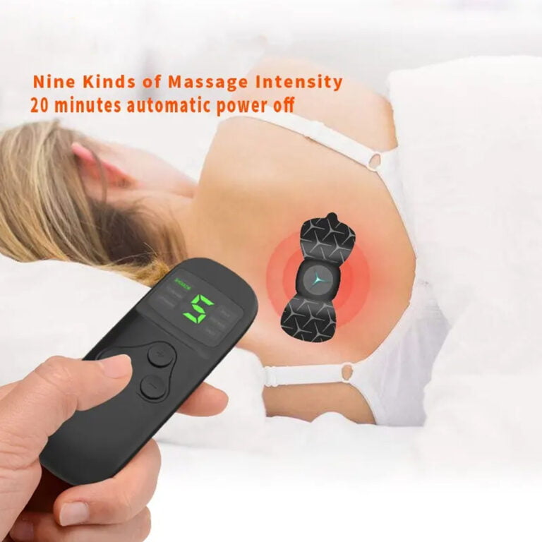Multi-Functional Portable Massager for the Back and Neck with EMS Technology
