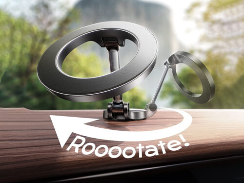 Powerful Magnetic Phone Holder Foldable and Rotatable 360 Degrees