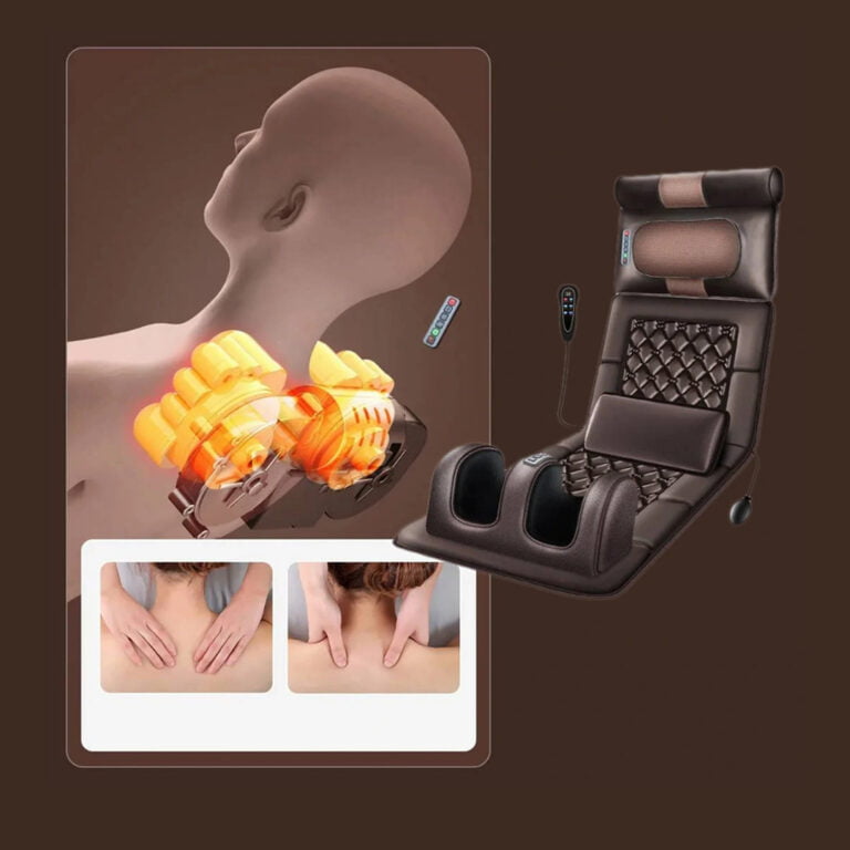 Full-Body Electric Massage Chair with Remote Control