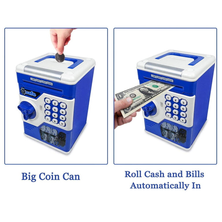 kids toy mini password money box mini atm bank toy bank safe money box