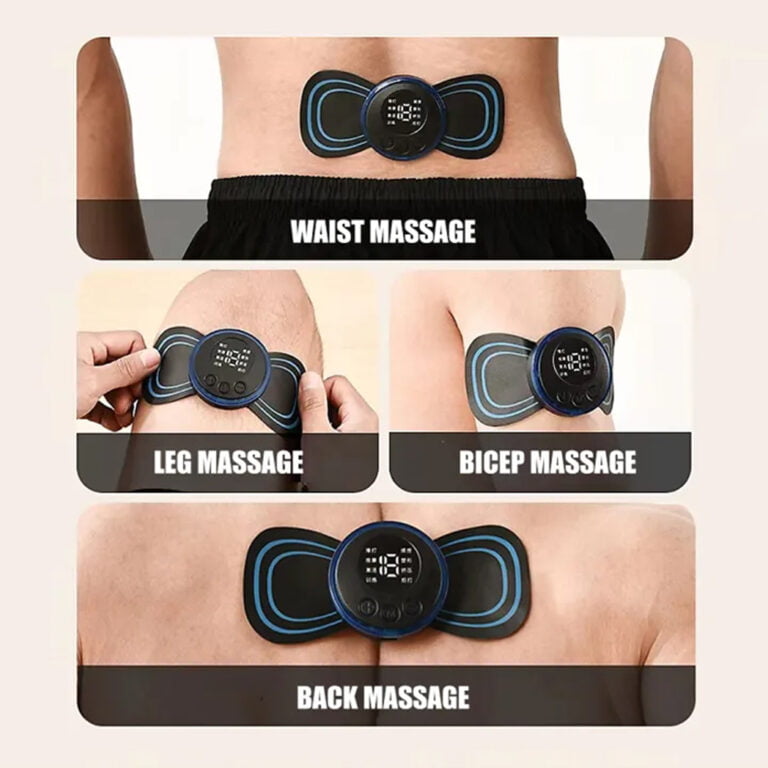 Electric Massager for Neck and Shoulder Pain Relief, 8 Massage Modes, LCD Screen