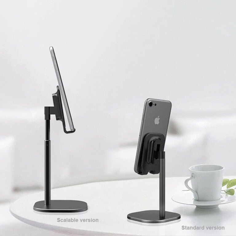 Mobile phone stents standard version Universal Desk Mobile Phone/Tablet Desktop Holder Stand (White)