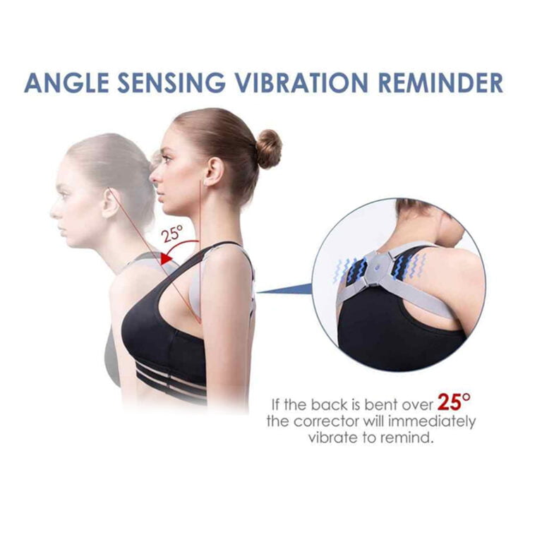 Smart Posture Corrector With Intelligent Sensor Vibration Reminder